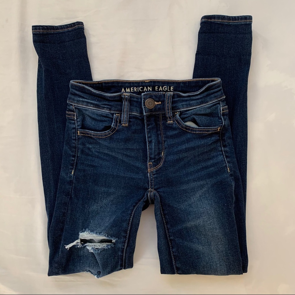 American Eagle Ripped Skinny Jeans